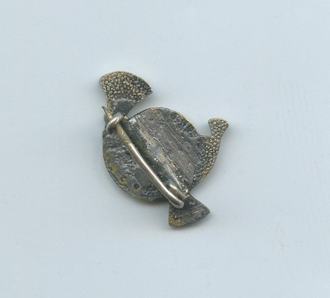 chasseurs : insigne réduction 15ème BCA 17 x 20 mm attache ressoudée