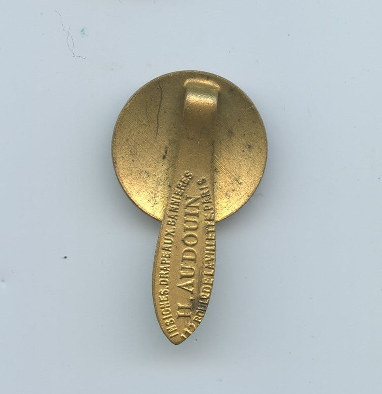 Politique : insigne de la SFIO, socialistes vers 1900, 27 mm
