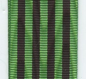 ruban médaille commémorative 1870-71, retissage récent, 37 mm 13 cm de long