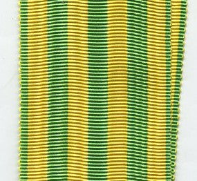 ruban Médaille d'Indochine, 37 mm 13 cm de long