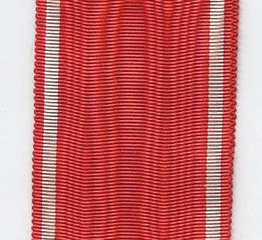 Pologne : ruban ordre de la Pologne restituée, 37 mm 13 cm de long