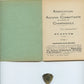 ensemble carte insigne et fascicule des anciens combattants de Champagnole Jura 14-18