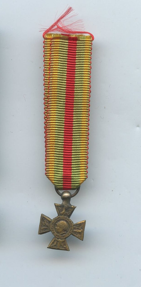 réduction de la croix du combattant volontaire 1914-18 13mm
