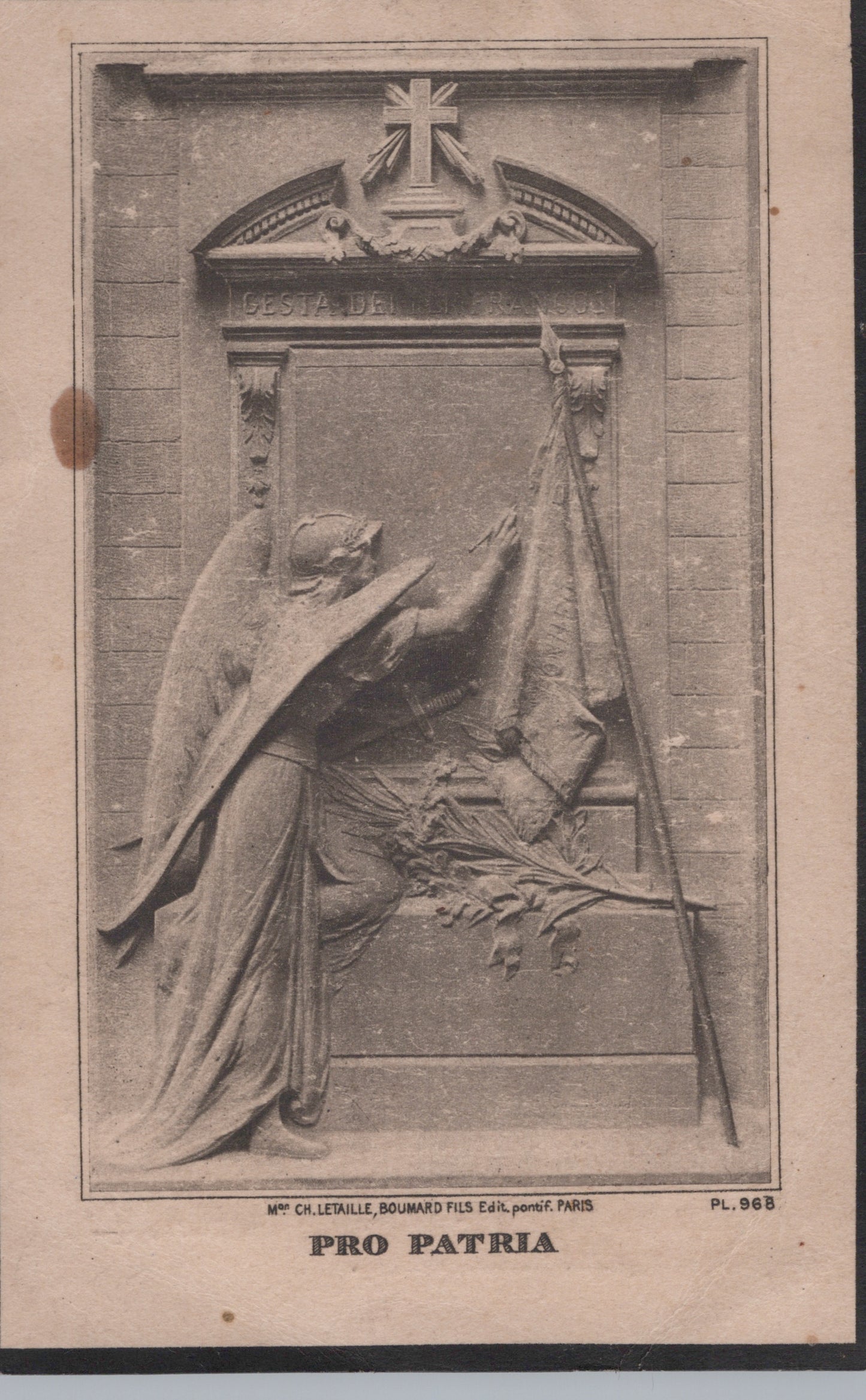 avis de décès sergent 15° section d'infirmiers militaires mort en Grèce 1918 armée d'Orient