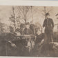 petite photo mitrailleuse saint Etienne avec cavaliers comme servants  1914-18 65 x 45 mm