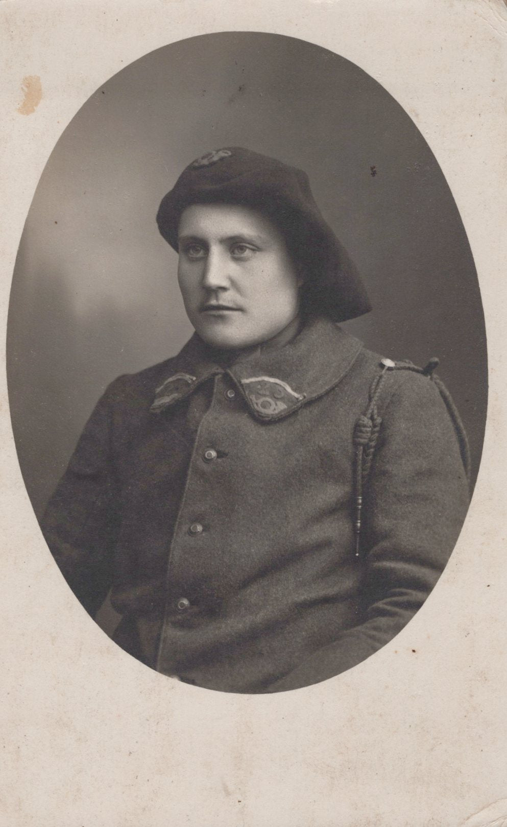 carte photo d'un chasseur du 23°BCA 1919