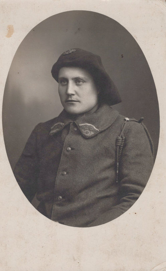 carte photo d'un chasseur du 23°BCA 1919