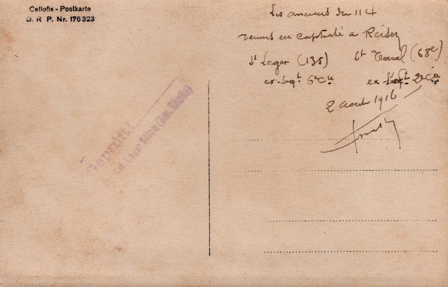 carte photo officiers des 28° 68° et 135°RI prisonniers 1914-1918