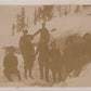 carte photo chasseurs alpins dans la neige avant 1914