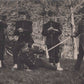 carte photo de soldats allemands déguisés en soldats français Alsace 1912