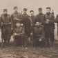 carte photo d'une escouade de poilus du 13°RI (Nevers) 1914
