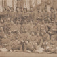 carte photo d'une section de poilus du 112° rgt d'infanterie Toulon 1914-18