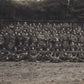 carte photo compagnie de chasseurs du 3° bataillon avec fanion et insignes années 20