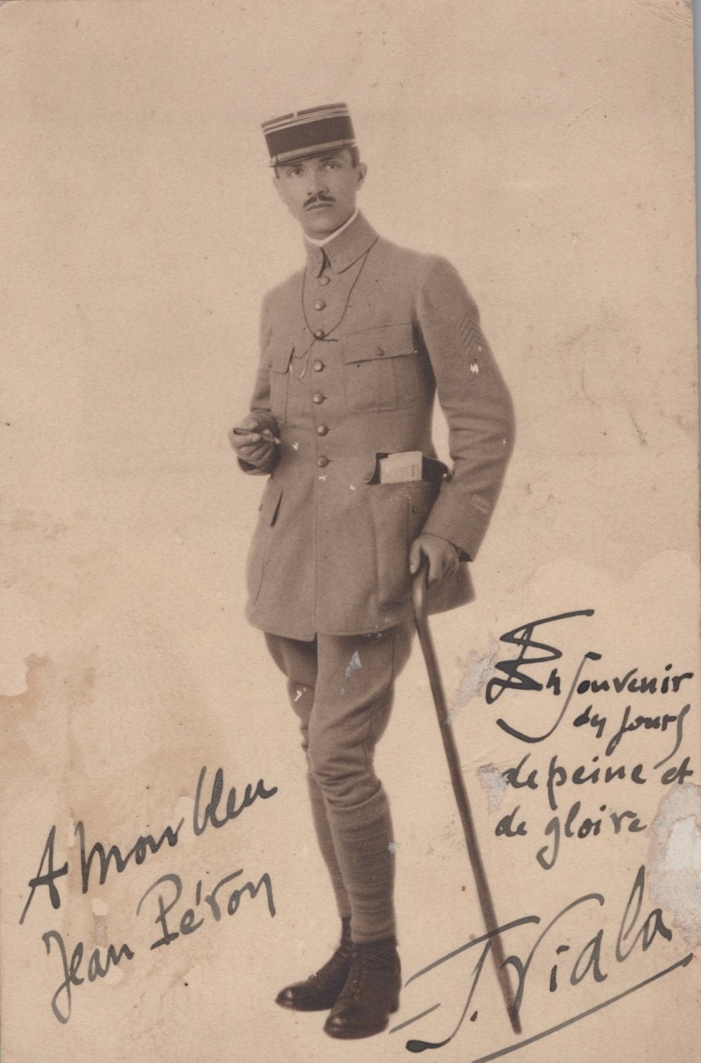 carte photo d'un officier du 413°RI 1914-1918
