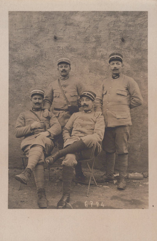 2 cartes photos de gendarmes 1914-1918