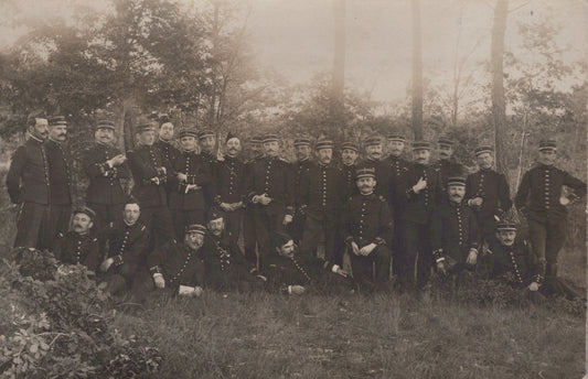 carte photo les lieutenants du 57°RI Bordeaux mai 1913