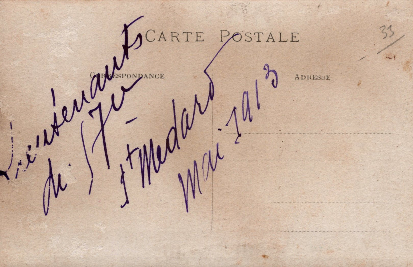carte photo les lieutenants du 57°RI Bordeaux mai 1913