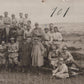 carte photo artilleurs du 115° devant leur canon vers 1920-30