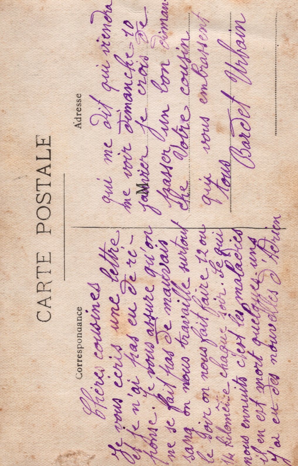 carte photo d'un poilu du 99°RI début de guerre 1914-1918