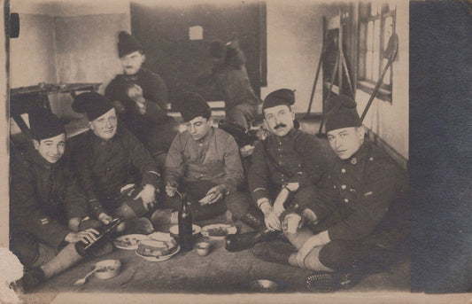 carte photo tirailleurs du 21°RTA vers 1920