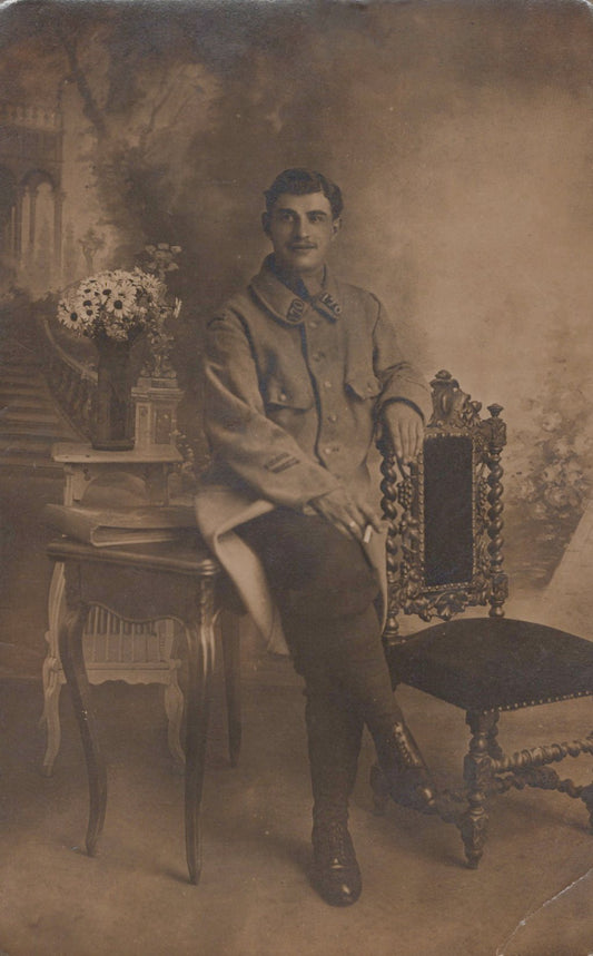 carte photo poilu du 170°RI Epinal 1914-1918