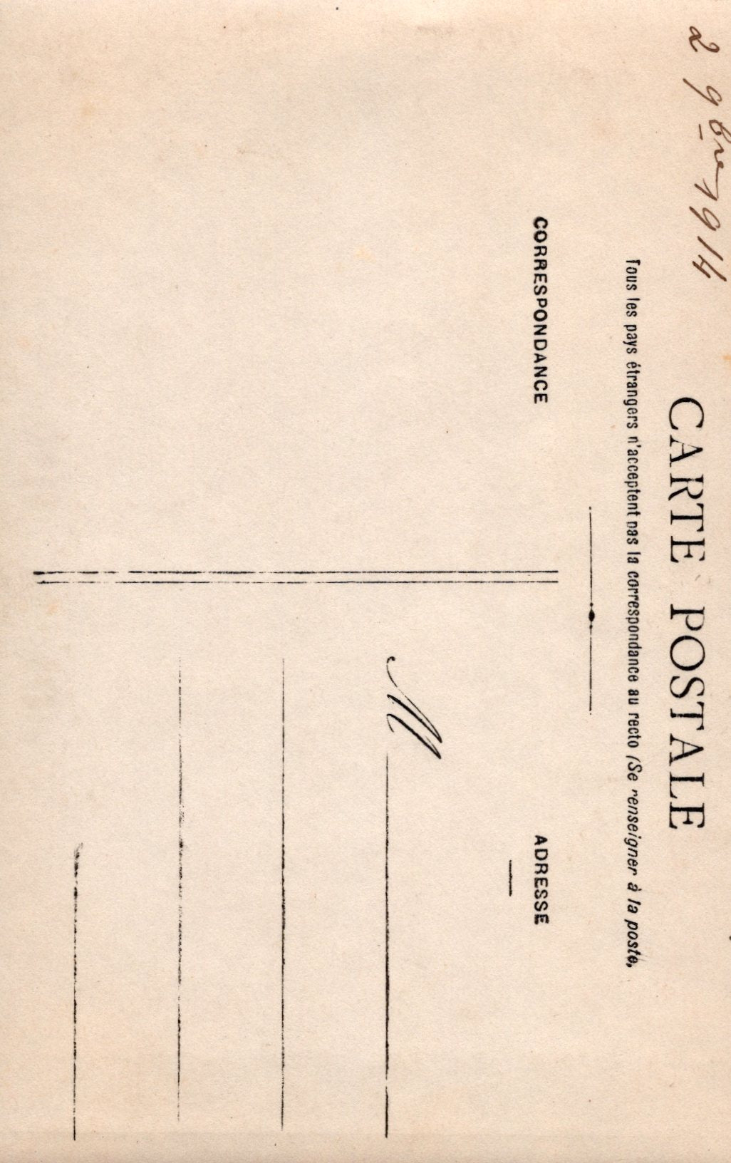 carte photo d'un sous lieutenant médecin 1914-1918