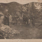 carte photo artilleurs au cantonnement 1915