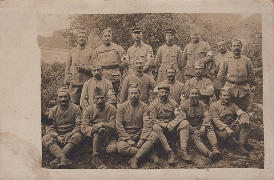 carte photo infirmiers et médecins du 333°RI Belley 1914-1918