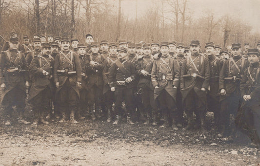 carte photo soldats du 69°RI Nancy 1914