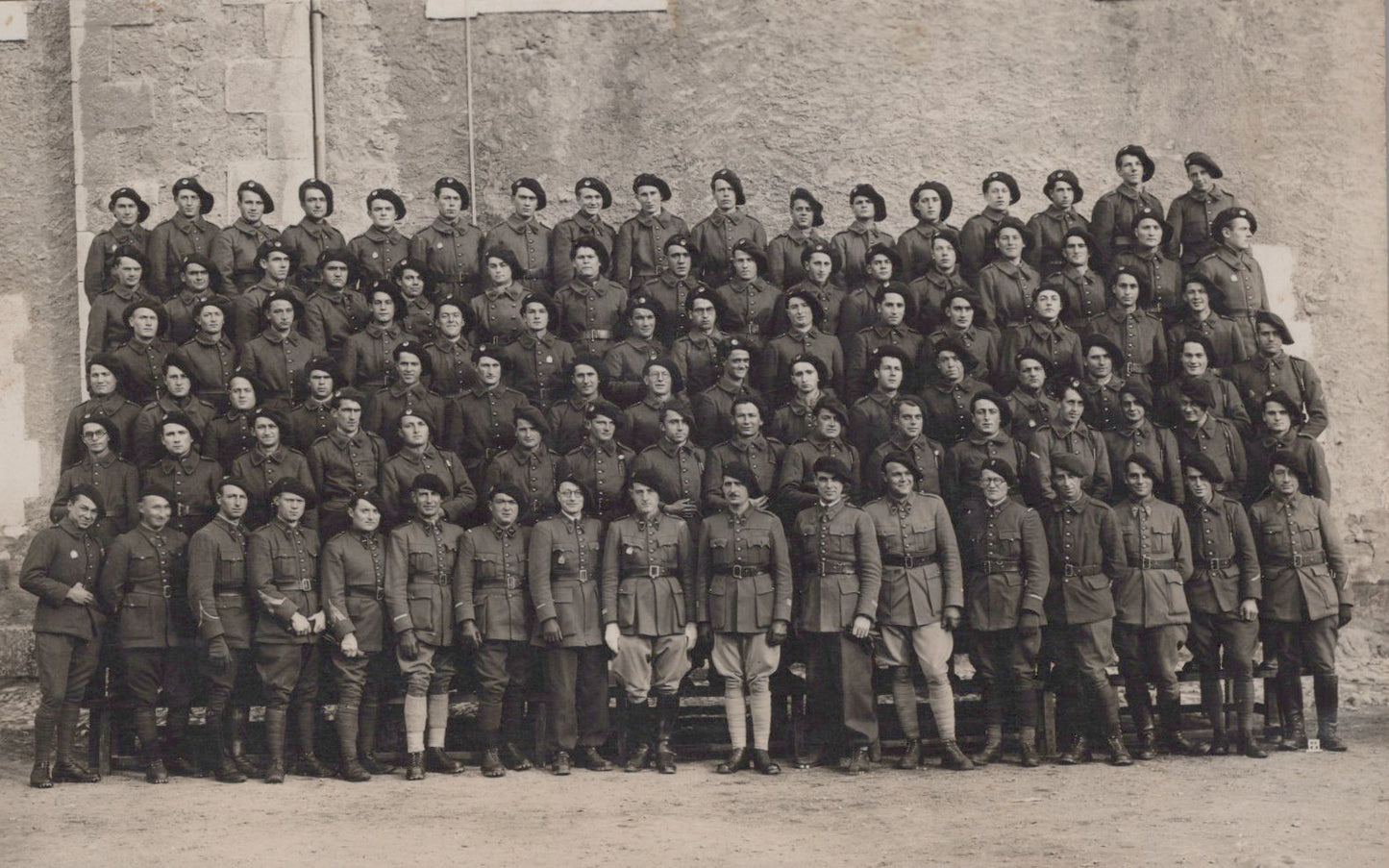 carte photo 154° rgt d'artillerie de position Ligne Maginot années 30-40