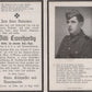 carte avis de décès soldat allemand d'infanterie originaire de Losheim tombé en 1942 Russie décoré croix de fer