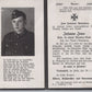 carte avis de décès soldat allemand pionnier originaire de Bettenfeld tombé en 1944 Memel