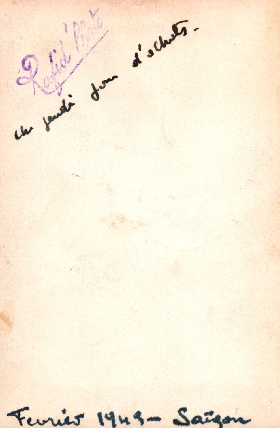 série de 6 photos d'un aviateur français en Indochine 1949