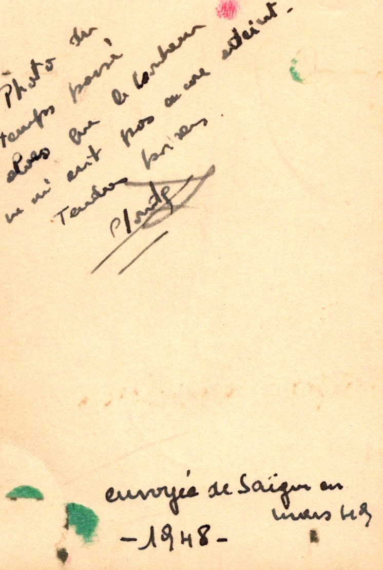 série de 6 photos d'un aviateur français en Indochine 1949