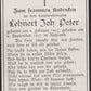 carte avis de décès soldat allemand réserviste tué en Russie en 1915