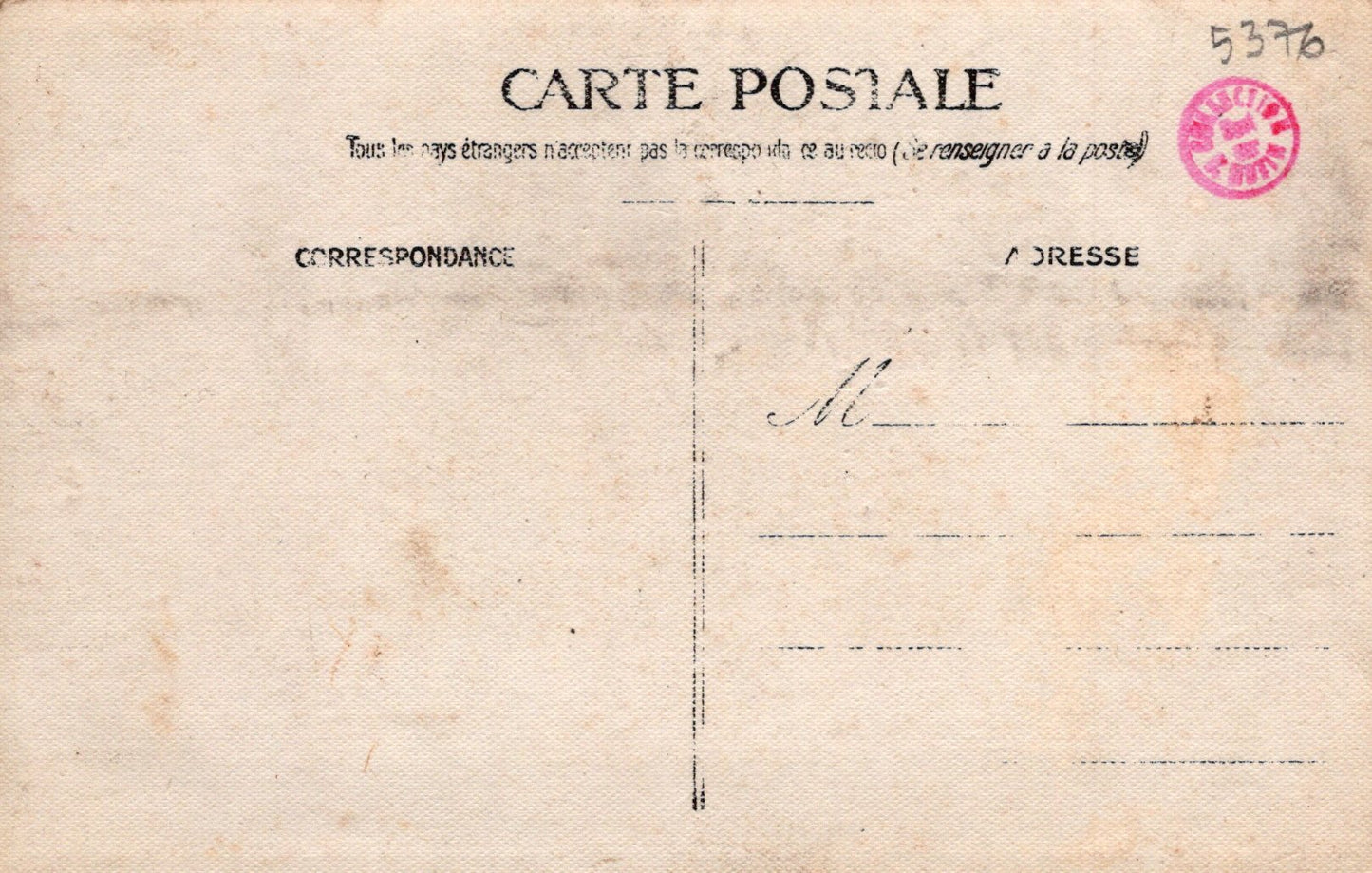 carte photo d'une cuisine roulante en déplacement 1914-1918