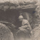 belle photo crapouillot de 58 en position de tir dans une tranchée artillerie 1914-1918