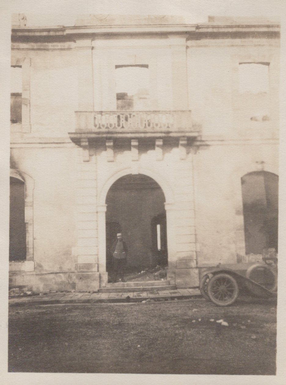 série de 10 photos de petit format 1914-1918, Champagne