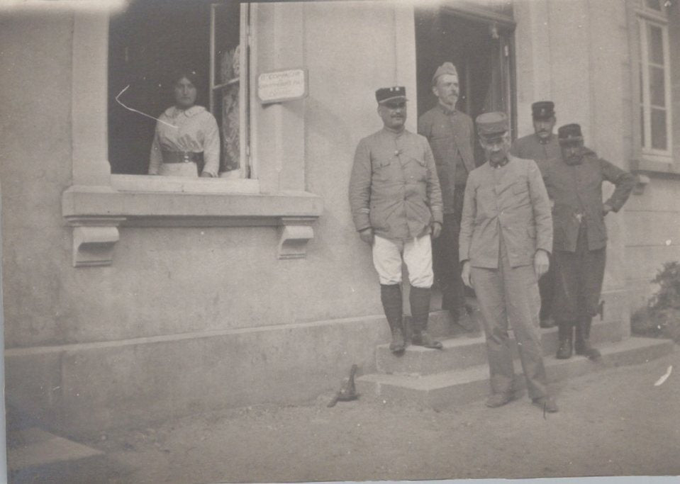 série de 10 photos de petit format 1914-1918, Champagne