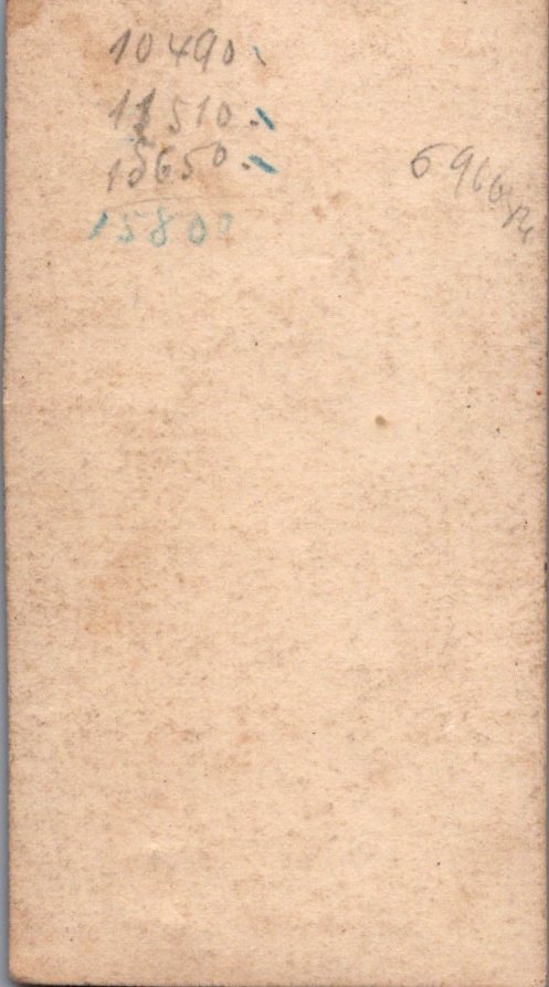 petite photo d'un mitrailleur allemand 1914-18 décoré de la croix de fer 8x4 cm