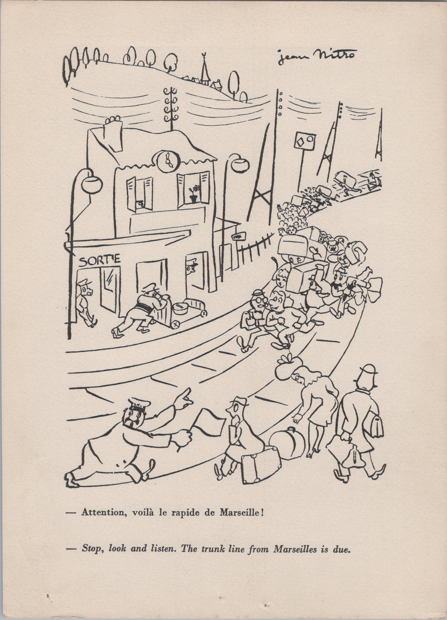 pochette avec 16 caricatures sur l'occupation édition limitée numérotée 1939-45