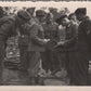 photo rédition des allemands poche de Lorient Merlevenez 8 mai 1945 8,5 x 6 cm