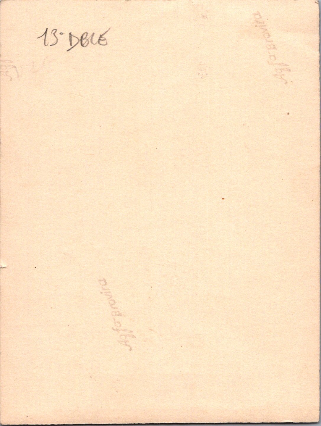 photo de legionnaires de la 13°DBLE en défilé 1944-45 12x9 cm
