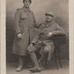 carte photo deux poilus du 168°RI loups du bois le prêtre 1916