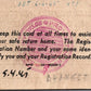 carte américaine pour le rapatriement des prisonniers français 1945