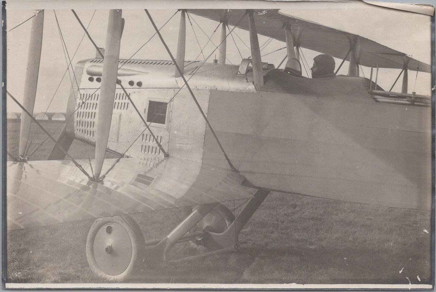 3 grandes photos avion au camp d'aviation Français Salonique 1914-1918  17x12 cm