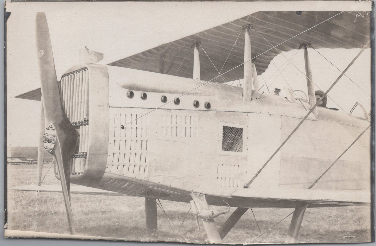 3 grandes photos avion au camp d'aviation Français Salonique 1914-1918  17x12 cm