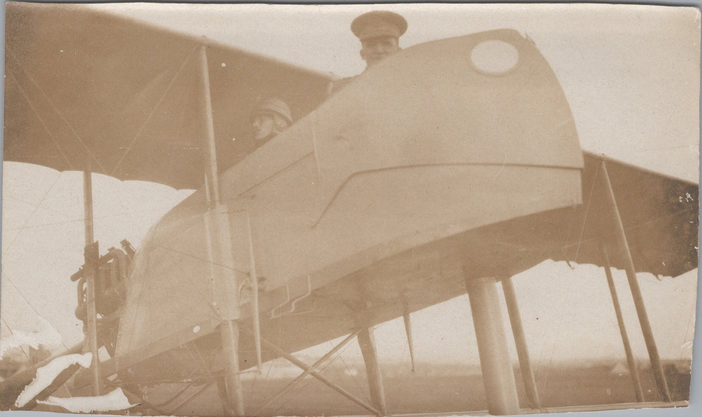 8 photos avions au camp d'aviation Français Salonique 1914-1918
