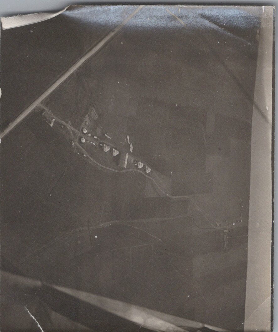 5 photos vue aérienne camp d'aviation Français et Salonique 1914-1918