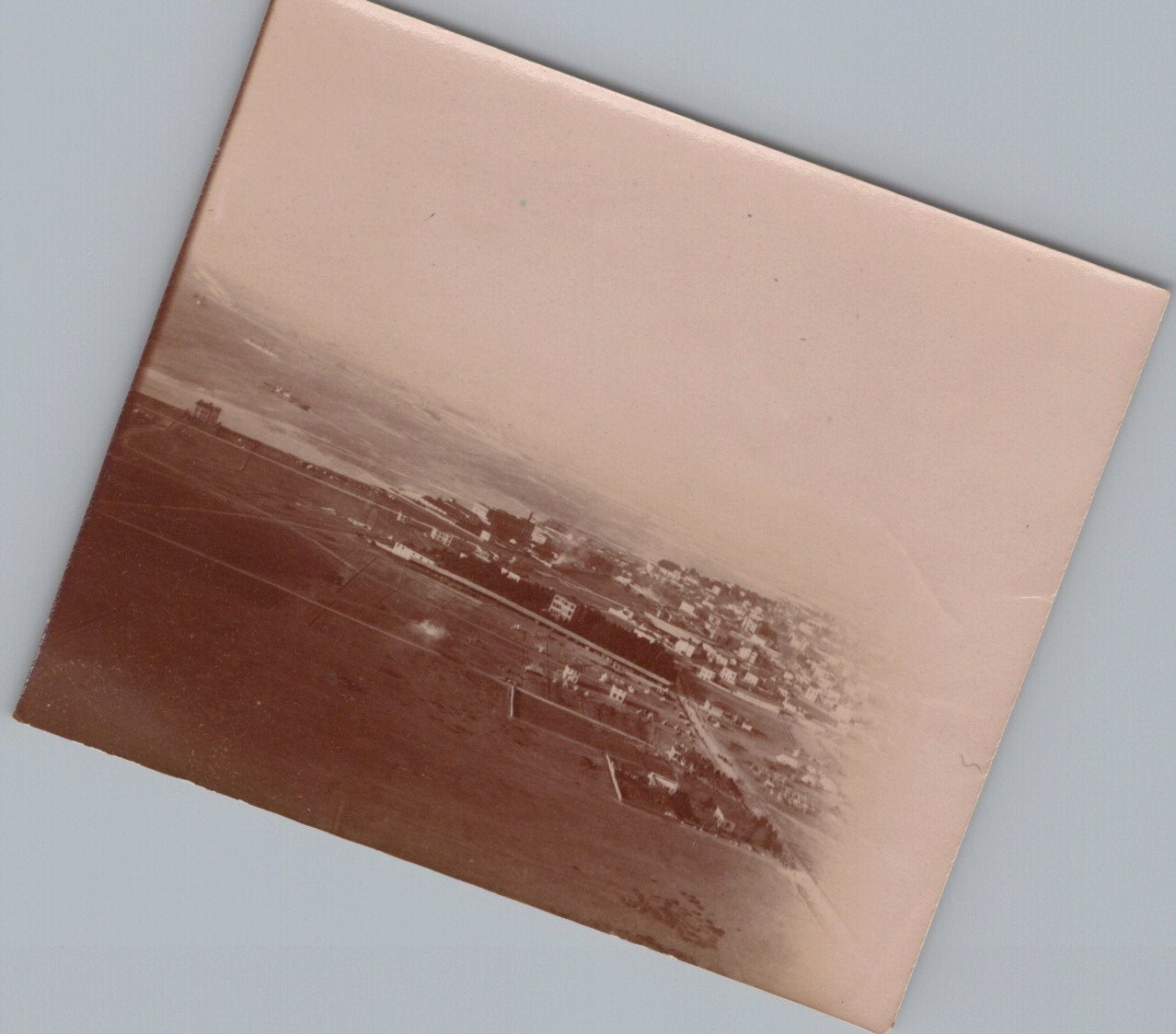 13 photos vues aériennes de Salonique et bateaux dans la rade 1914-1918 format environ 8x7 cm